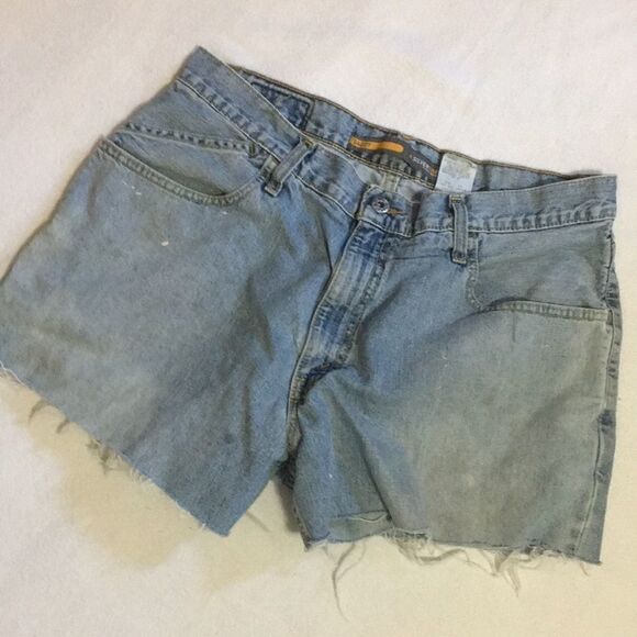 Vintage Levi’s Baggy Silver Tab HW  Booty Shorts - Picture 1 of 11